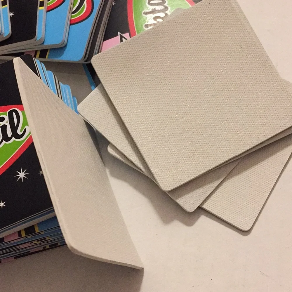 Retro Drink Coasters Set of 42 Vinyl Cocktail Party Mod hip​ Palm Springs